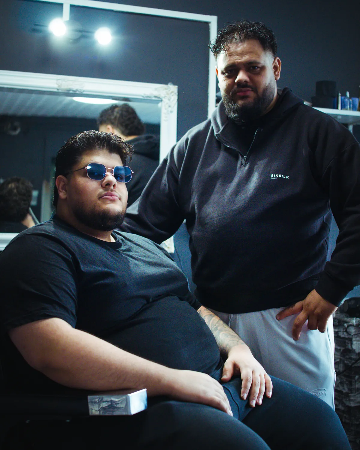 Renátó és Tibor a Top Boys Barbershopban